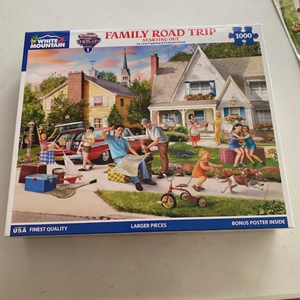 White Mountain Puzzle 1000 piece